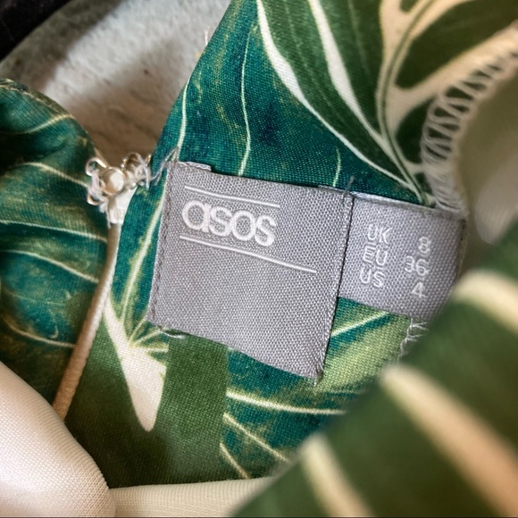 🌿ASOS Fern and Palm Leaf Dress - Picture 8 of 8